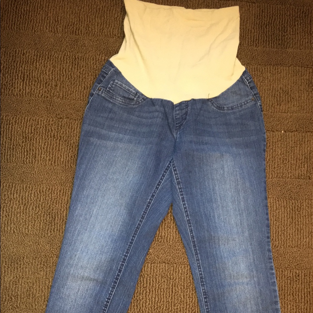 Motherhood Maternity blue jeans
